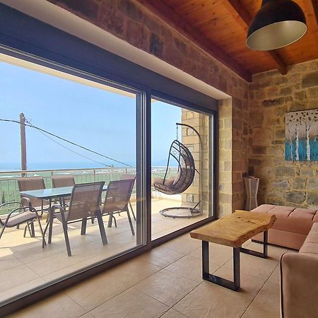 New Villa Kalimera, View To Falasarna Beach Plátanos Exterior foto