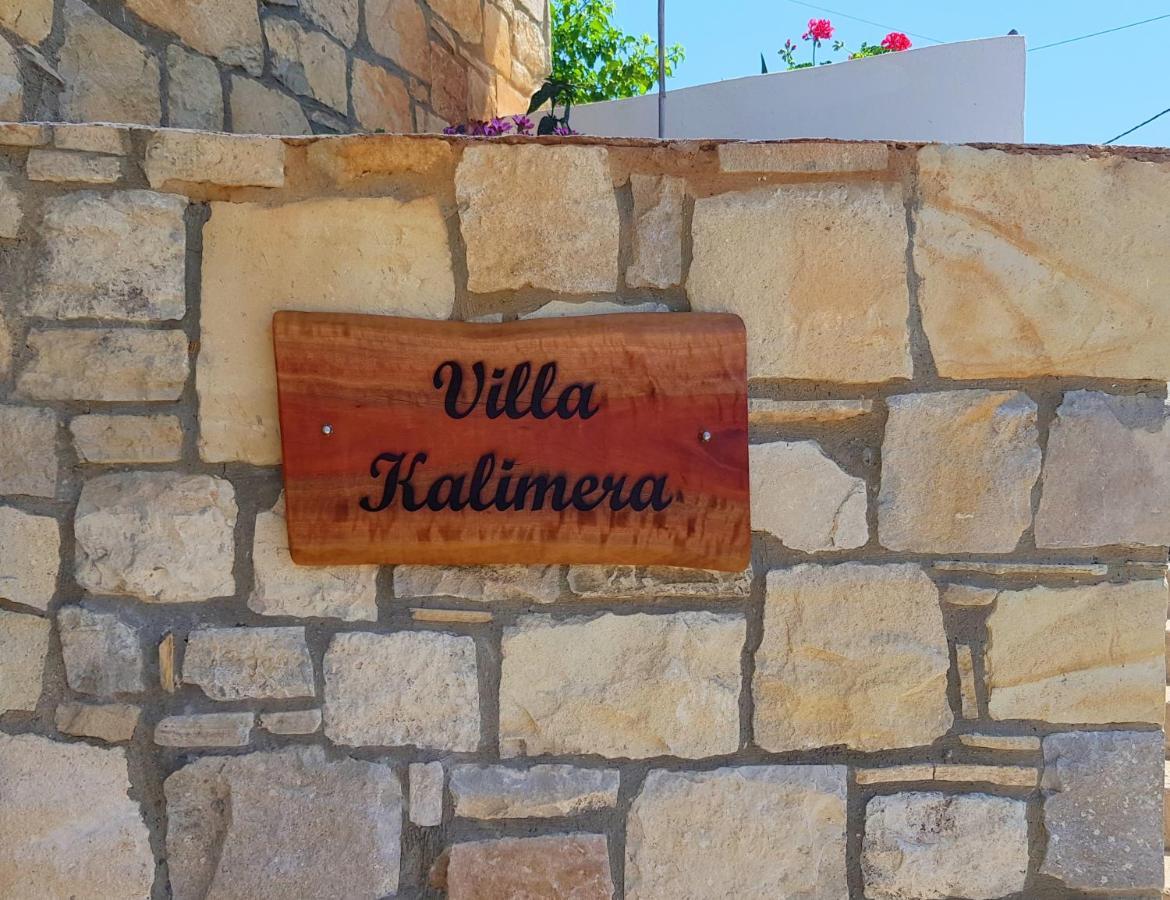 New Villa Kalimera, View To Falasarna Beach Plátanos Exterior foto